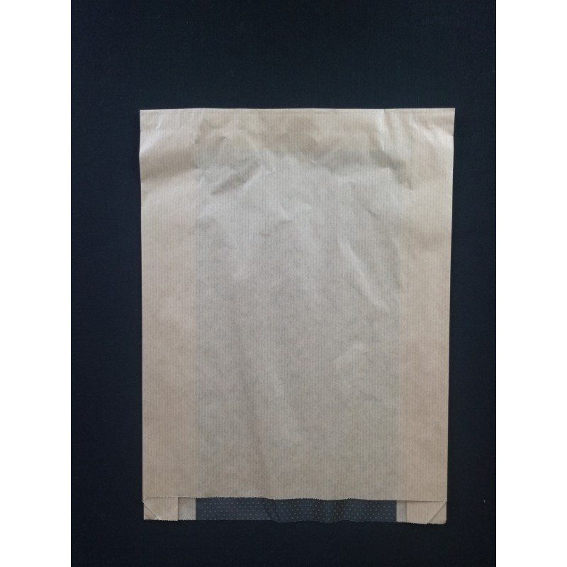 Papierové vrecko s okienkom pečivo 180x320 (100/1000ks)