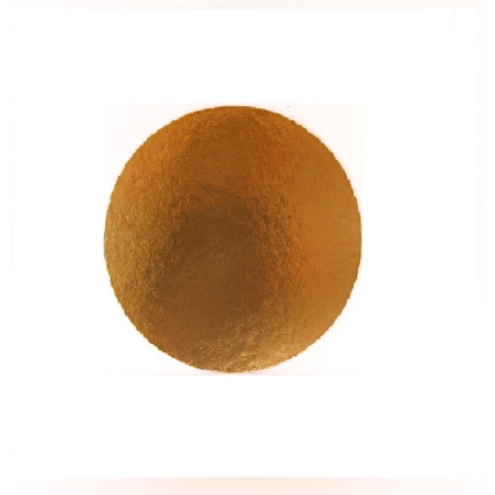 Okrúhly hrubý podnos na tortu 24cm zlatý (1/50ks)