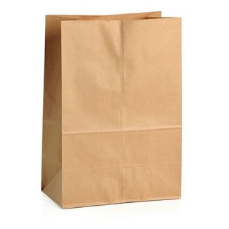Papierová taška bez ručky 25x11x28cm Kraft (25/500ks)