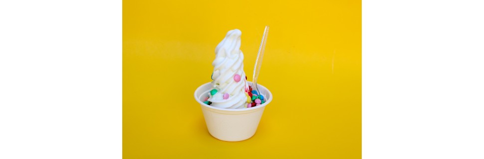 Potlač zmrzlinových kelímkov